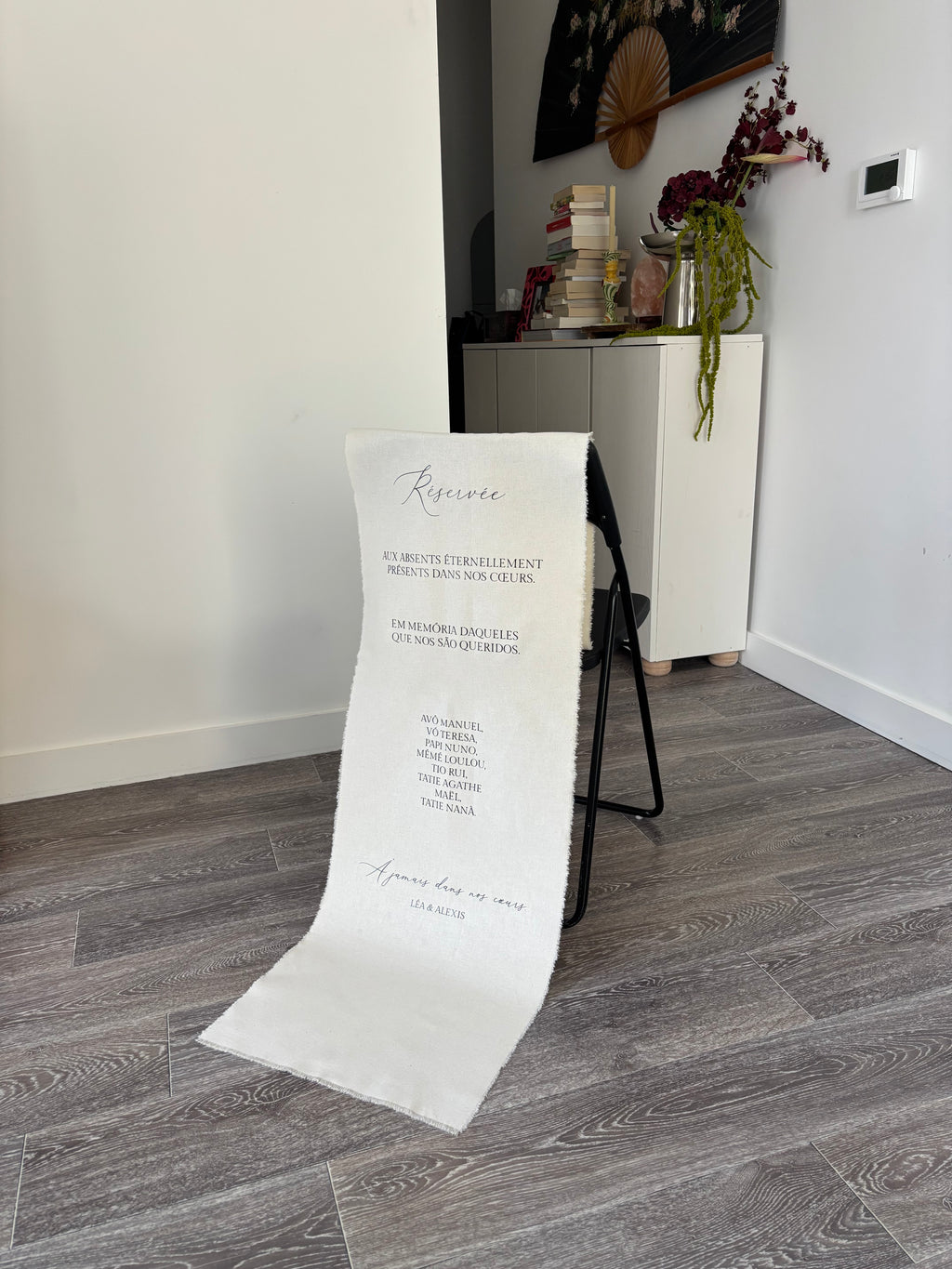 N°1 🏆 L'Hommage - Tissu personnalisé - Coton Naturel OEKO-TEX®