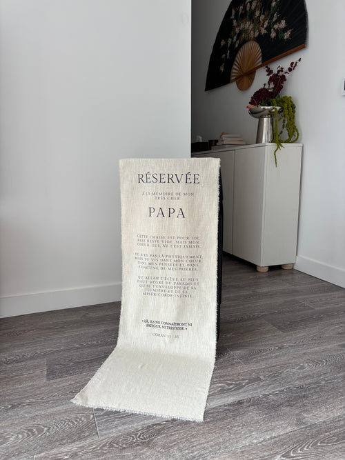 L'Hommage - Tissu personnalisé 100% Lin