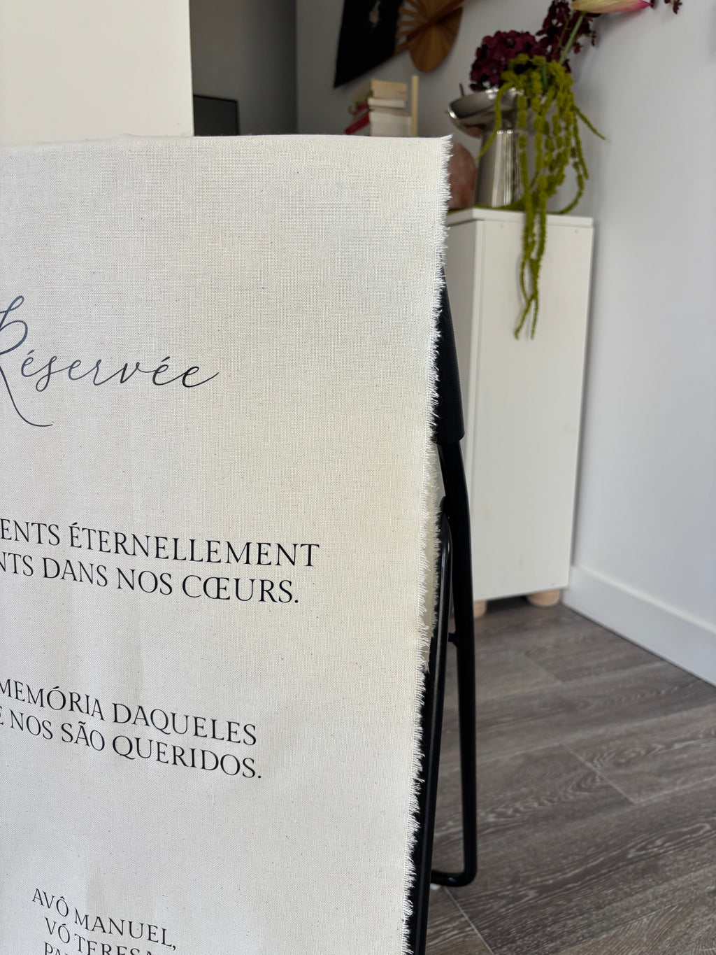 N°1 🏆 L'Hommage - Tissu personnalisé - Coton Naturel OEKO-TEX®