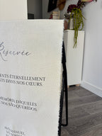 N°1 🏆 L'Hommage - Tissu personnalisé - Coton Naturel OEKO-TEX®